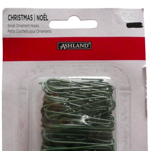 Ashland Christmas Tree Small Ornament Hooks (120 PC) Green - Picture 2 of 3